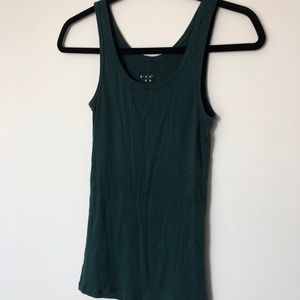 Teal/green tank top